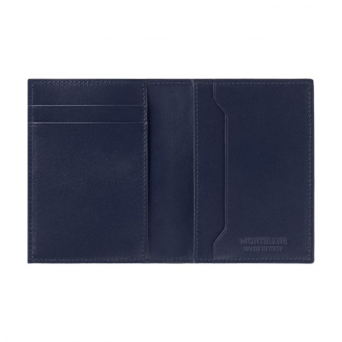 Montblanc Meisterstuck 4 Card Case Vertical BiFold Wallet