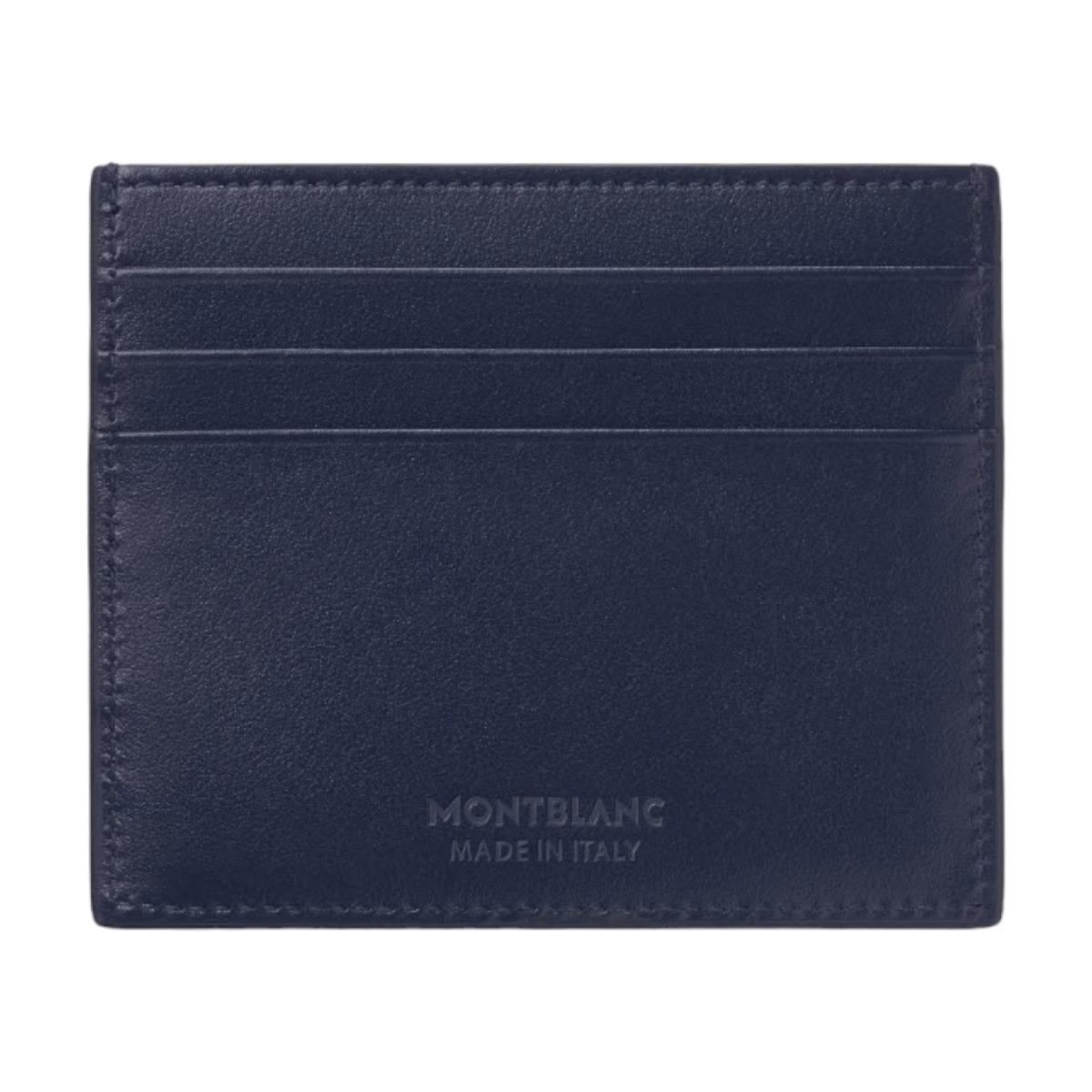Montblanc Meisterstuck 6 Card Case Wallet, Ink Blue