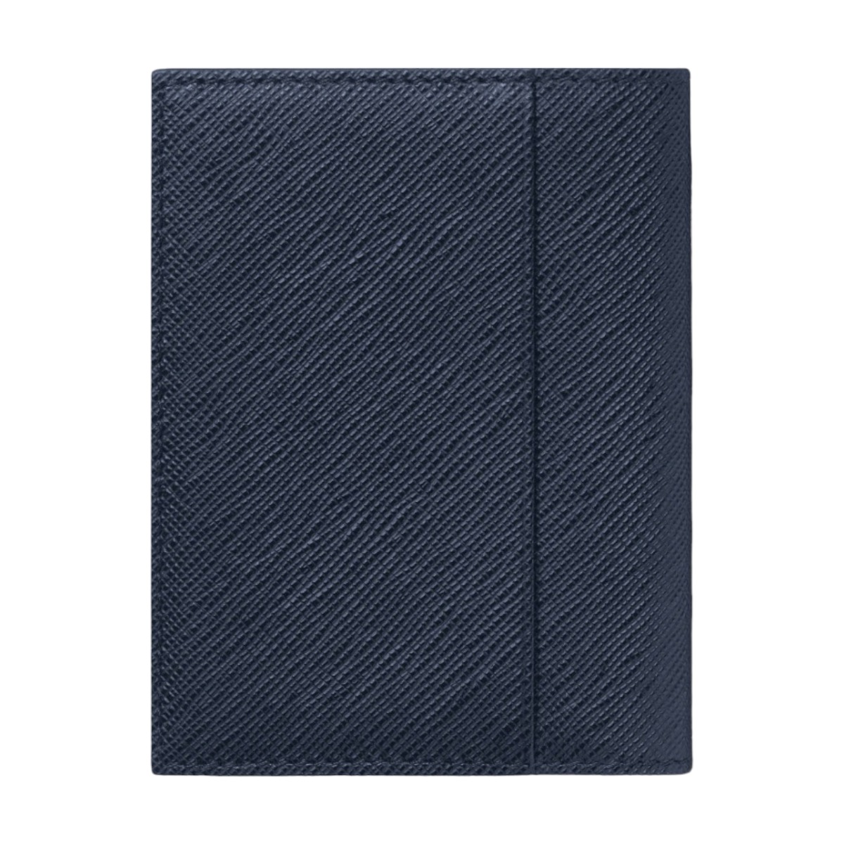 Montblanc Sartorial 4 Card Case Vertical BiFold Wallet, Ink Blue