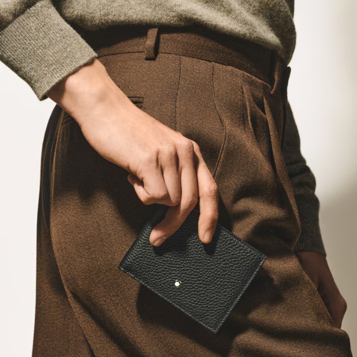 Montblanc Grain 6CC Wallet, Black