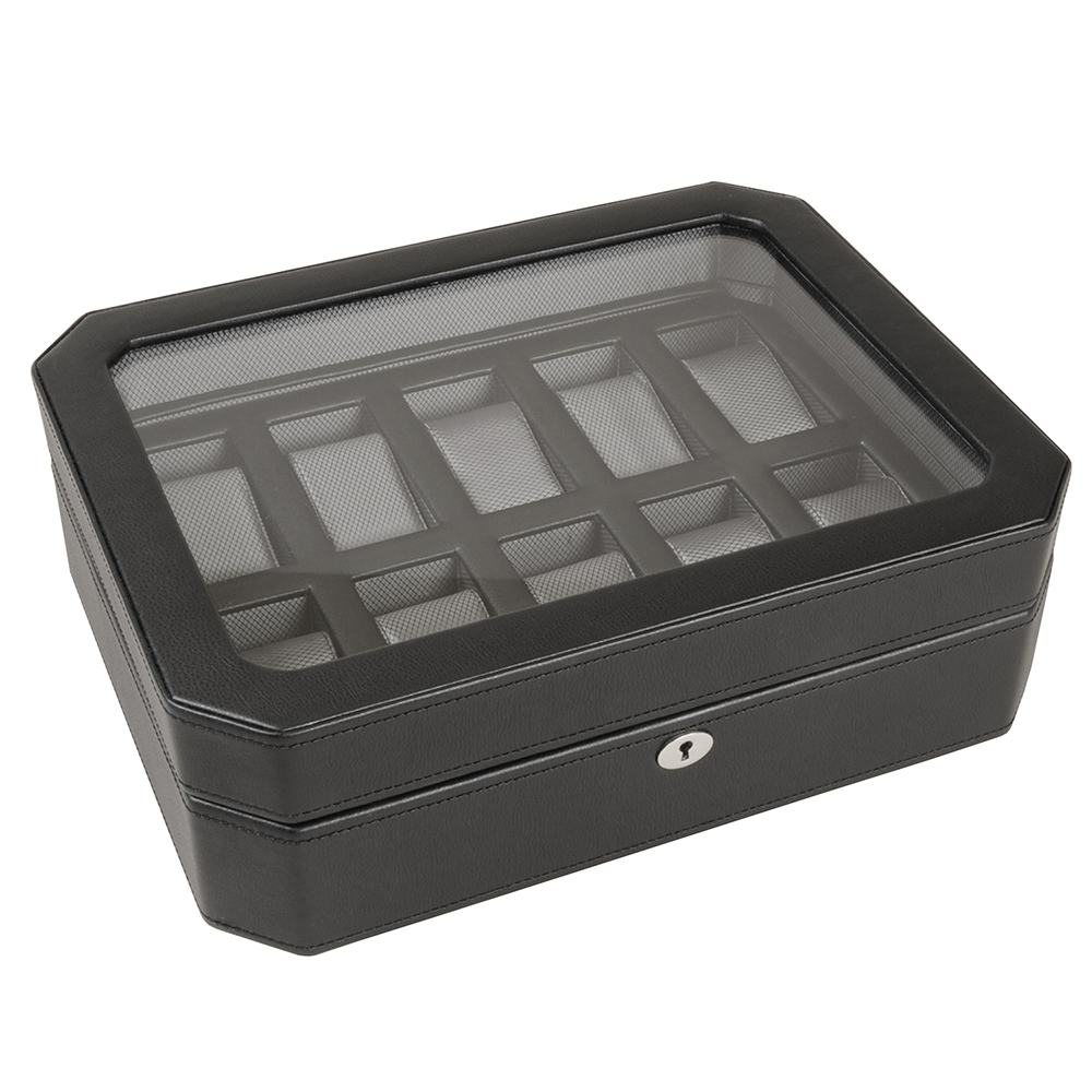 WOLF Windsor 10 Piece Watch Box
