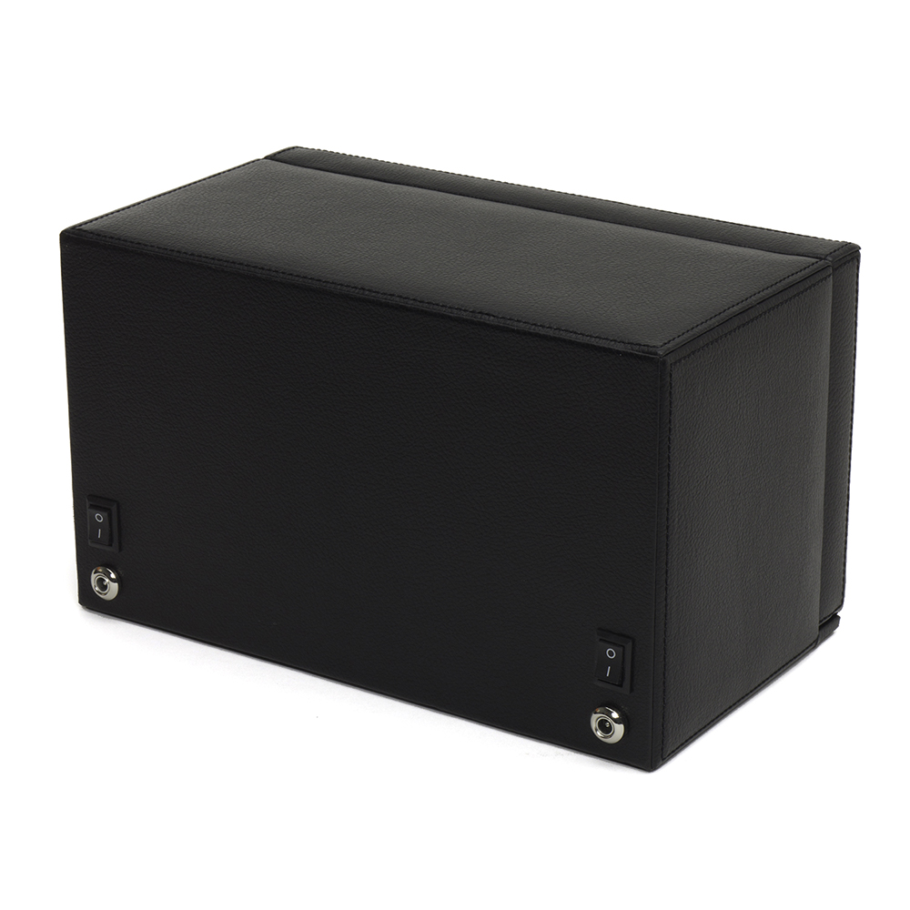 WOLF Double Cub Winder with Cover, Black