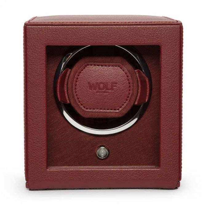 WOLF Cub Winder with Cover, Bordeaux
