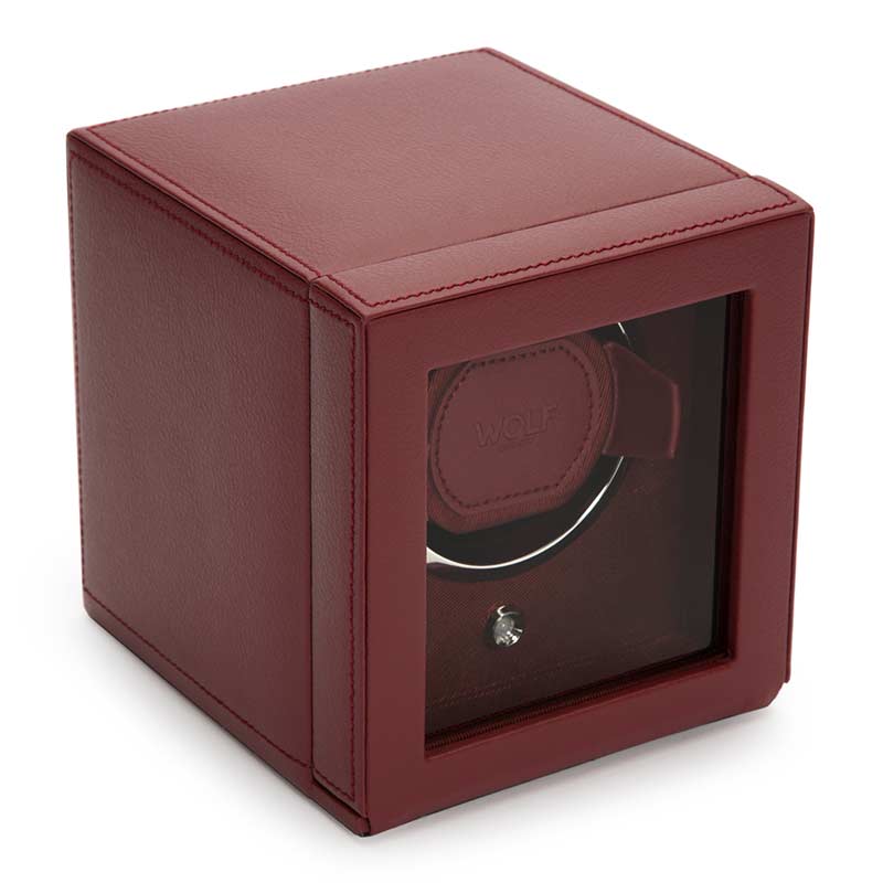 WOLF Cub Winder with Cover, Bordeaux