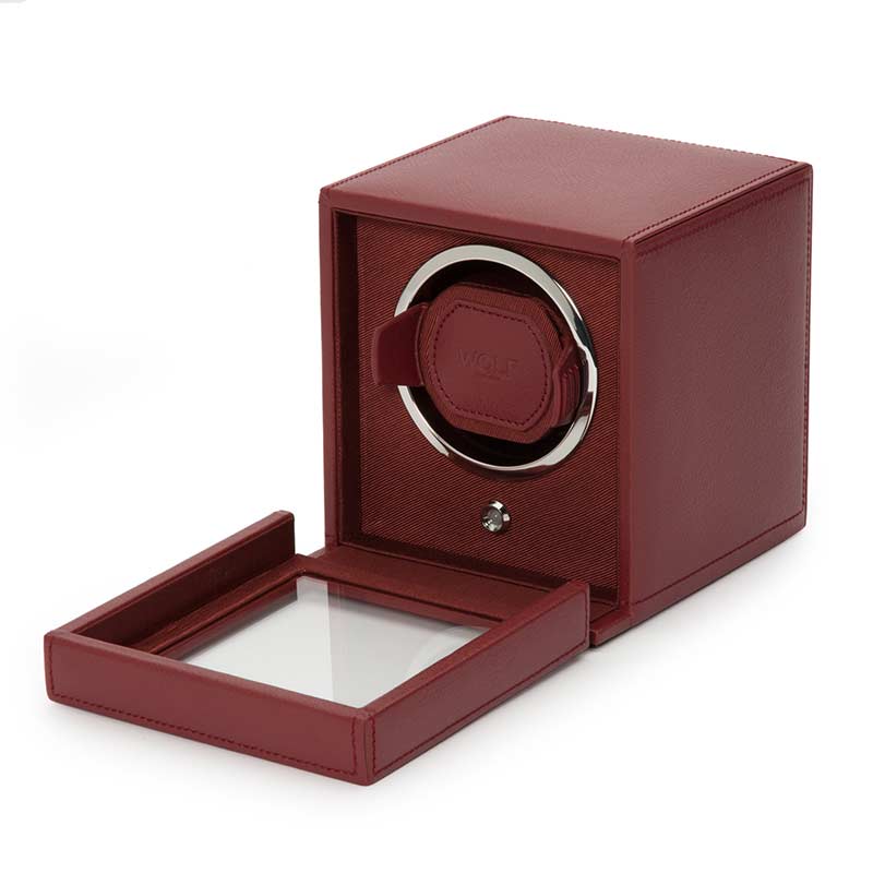 WOLF Cub Winder with Cover, Bordeaux