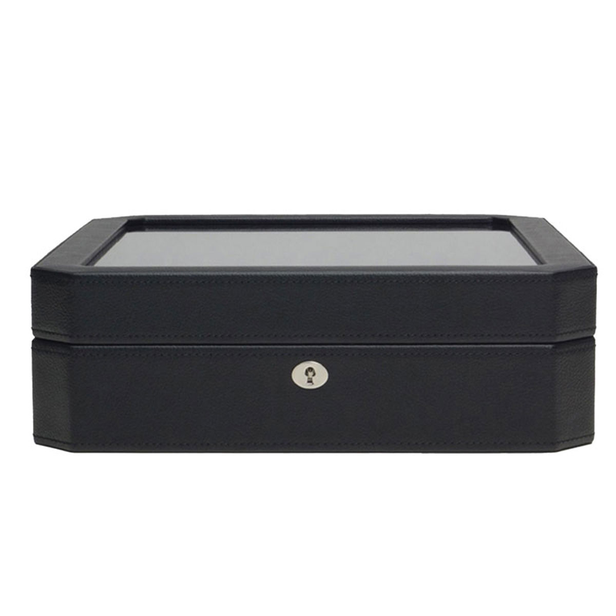 Wolf Windsor 15 Piece Watch Box, Black