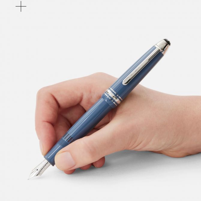 Montblanc Meisterstuck Glacier LeGrand Fountain Pen, Blue | 129393