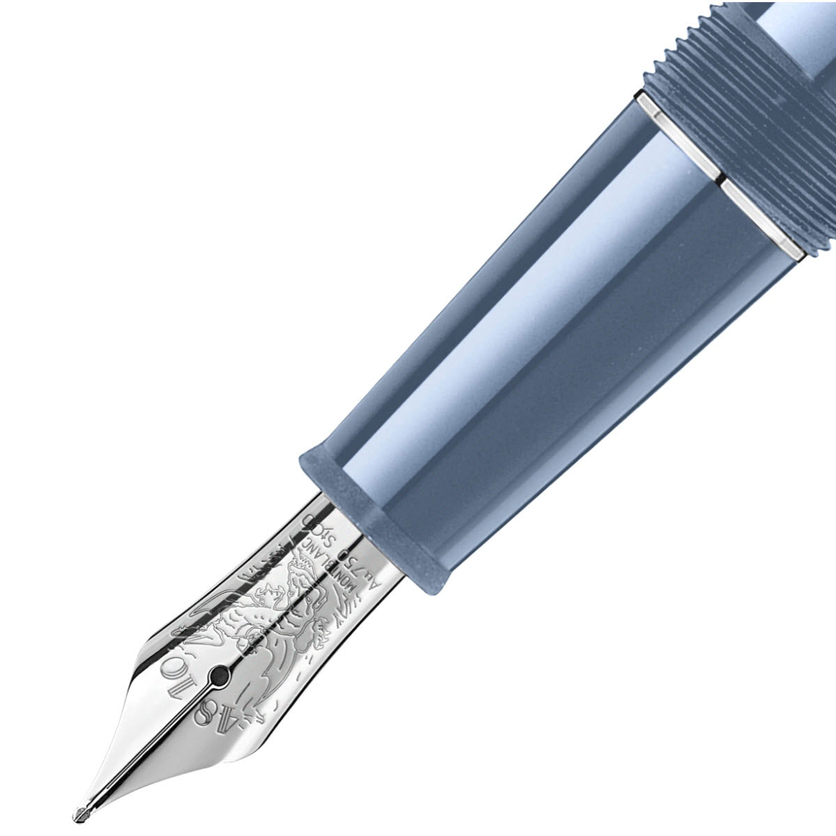 Montblanc Meisterstuck Glacier Doue Fountain Pen