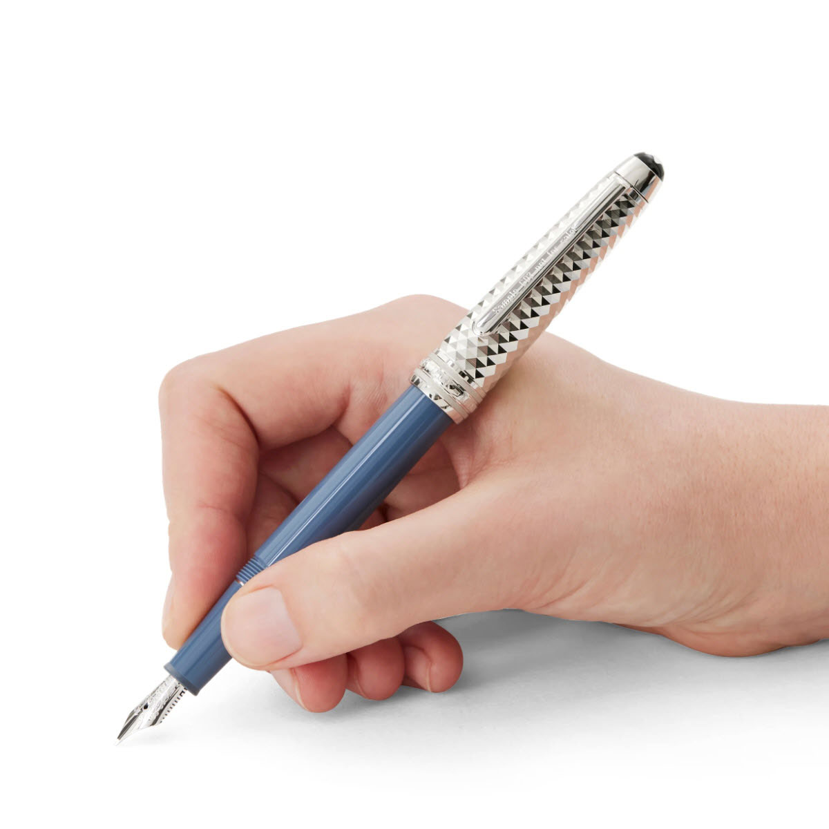 Montblanc Meisterstuck Glacier Doue Fountain Pen