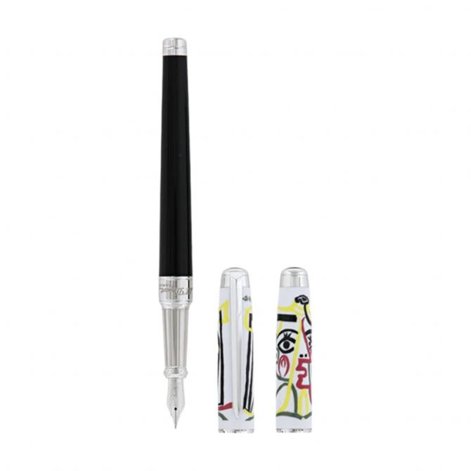 S.T. Dupont Line D Multifunction Picasso Pen, White
