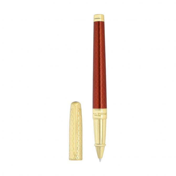 S.T. Dupont Line D Eternity Dragon Rollerball Pen, Red