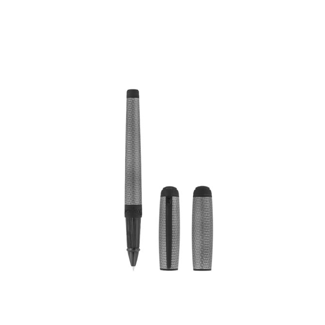 S. T. Dupont Line D Large Graphite Rollerball Pen with PVD Trim
