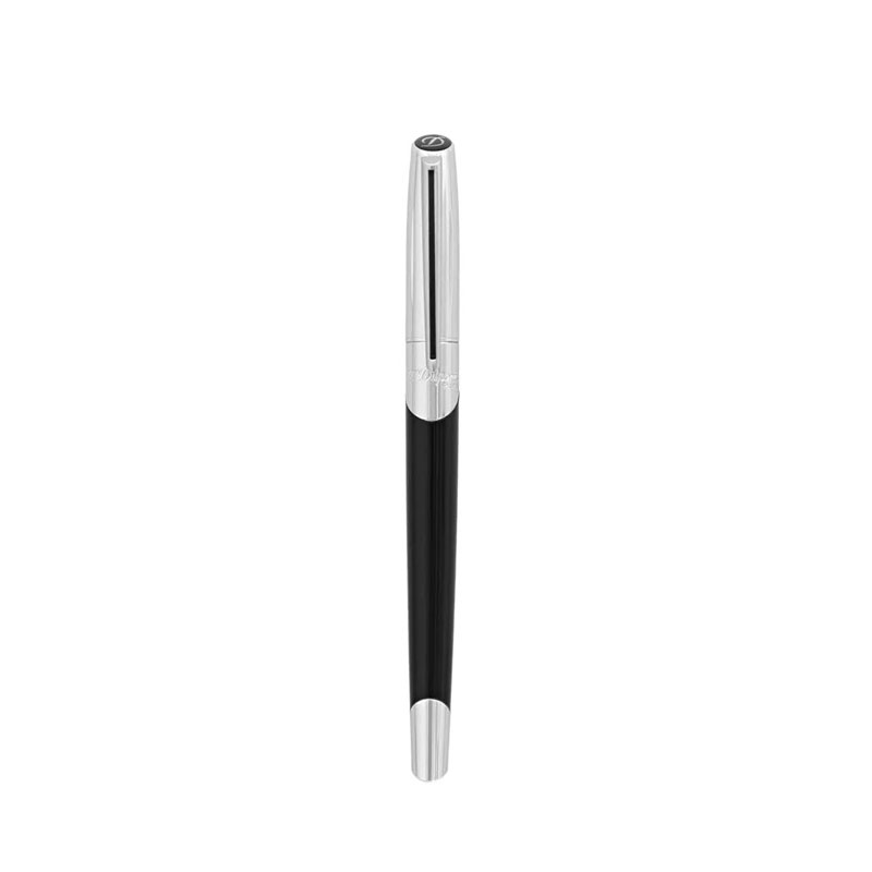 S.T. Dupont Defi Millennium Rollerball Pen, Silver and Black
