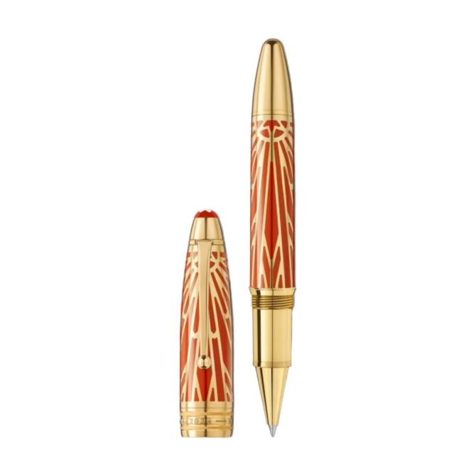 Montblanc The Origin Collection Meisterstuck Solitaire LeGrand Rollerball Pen, Coral