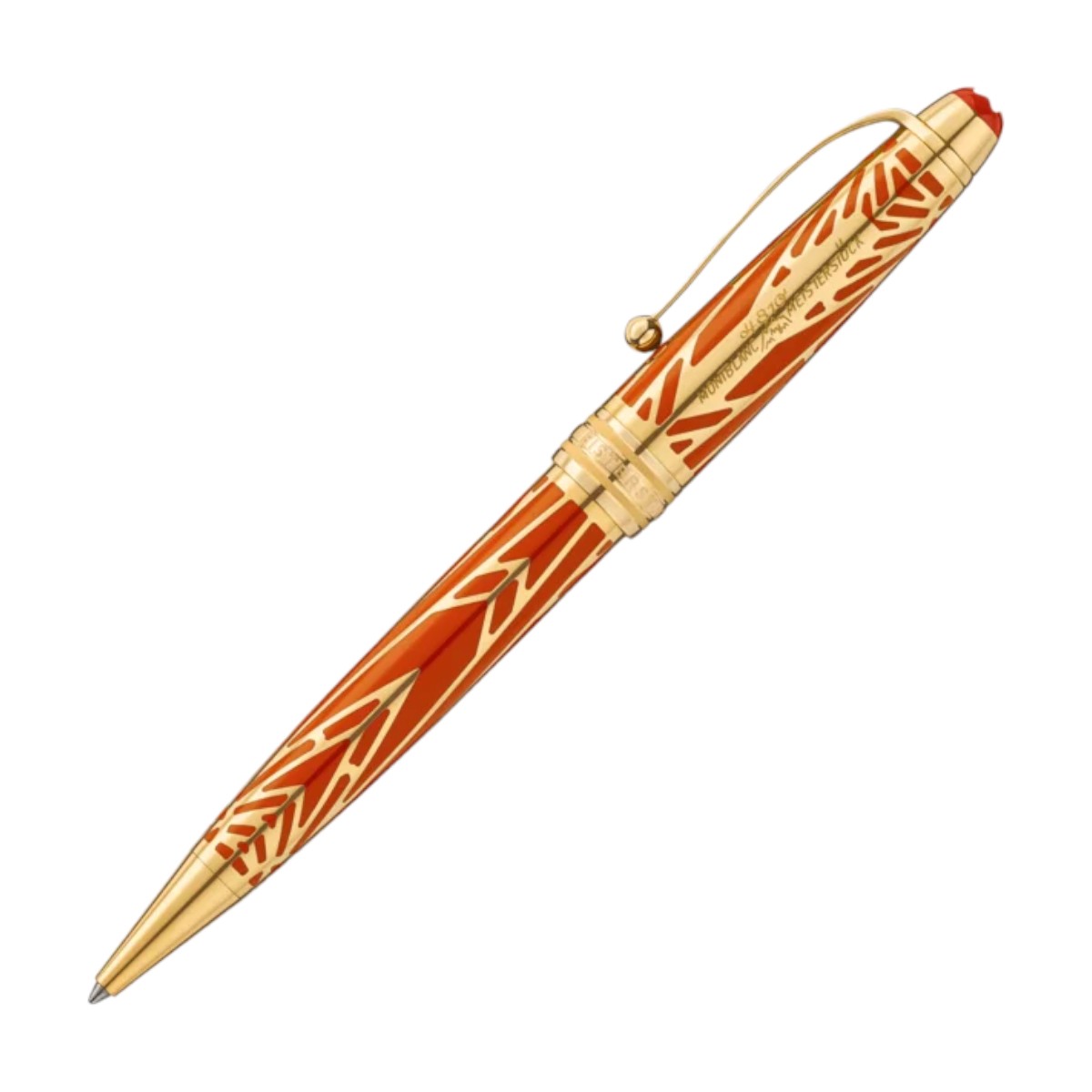 Montblanc The Origin Collection Meisterstuck Solitaire Midsize Ballpoint Pen, Coral