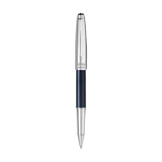 Montblanc Meisterstuck Solitaire Doue Blue Hour Classique Rollerball Pen