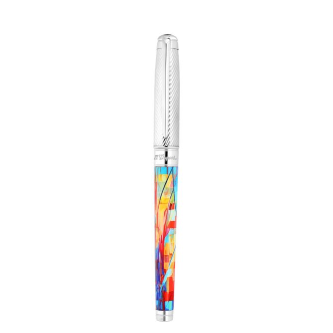 S.T. Dupont Line D Eternity Graff'Ty Rollerball Pen, Multicolored