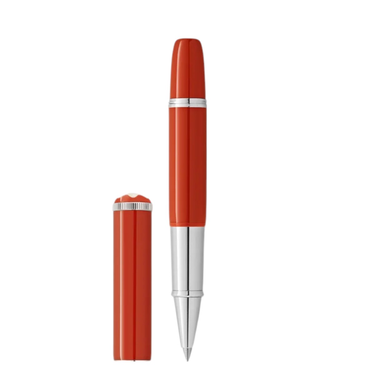 Montblanc Heritage Rouge Et Noir Baby Special Edition Coral Colored Rollerball Pen