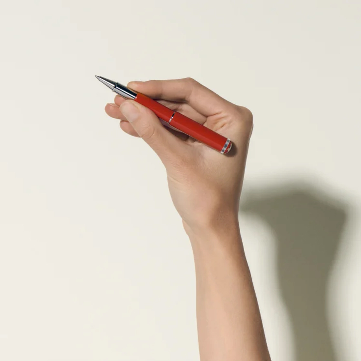 Montblanc Heritage Rouge Et Noir Baby Special Edition Coral Colored Rollerball Pen