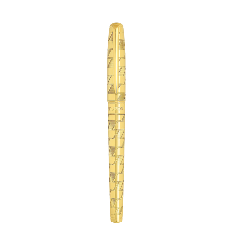 S.T. Dupont Monogram 1872 Line D Eternity Large Rollerball Pen, Golden