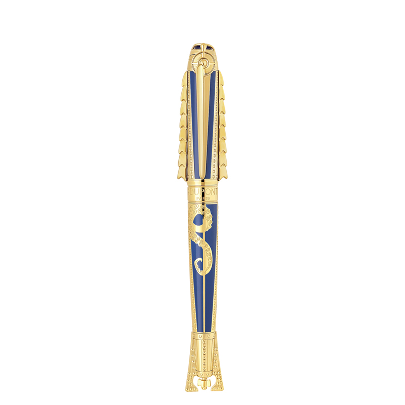 S.T. Dupont Mobilis In Mobile 20,000 Leagues Under The Seas Writing Instrument Set, Blue Gulf Stream