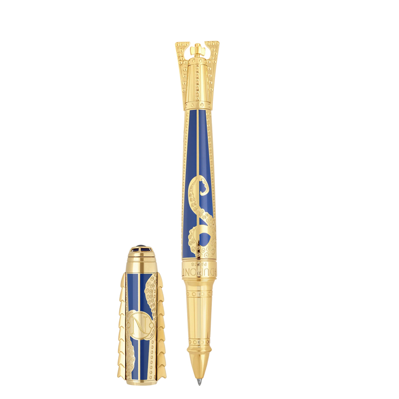 S.T. Dupont Mobilis In Mobile 20,000 Leagues Under The Seas Writing Instrument Set, Blue Gulf Stream