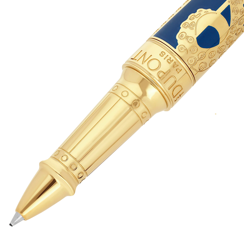 S.T. Dupont Mobilis In Mobile 20,000 Leagues Under The Seas Writing Instrument Set, Blue Gulf Stream