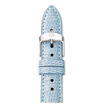 Michele Air Blue Lizard 16mm Women's Watch Strap