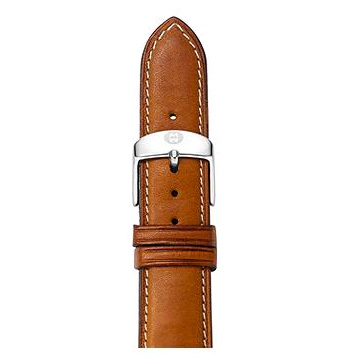 Michele Saddle Calfskin 16mm Women's Watch Strap