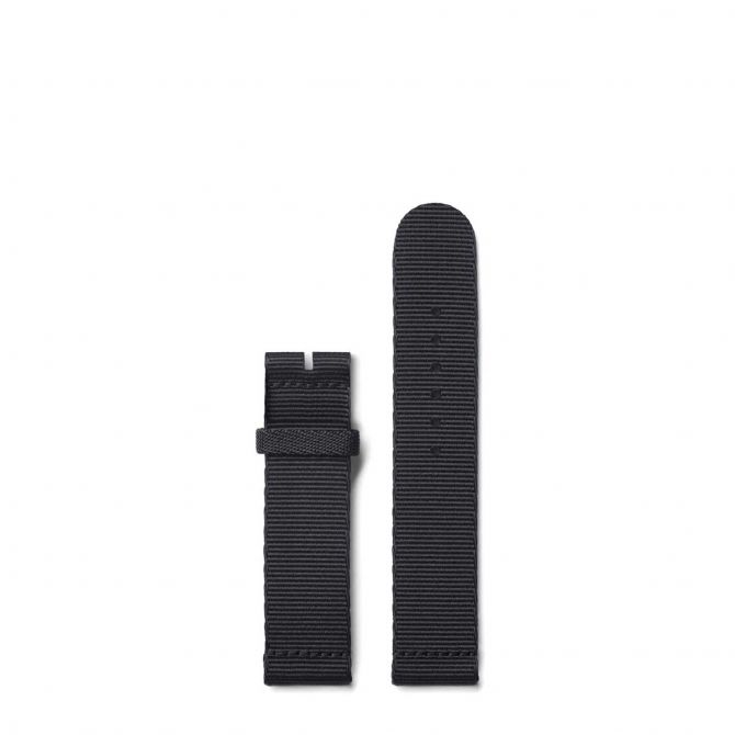 Nomos Textile Blue Black Woven 18mm Strap, Medium