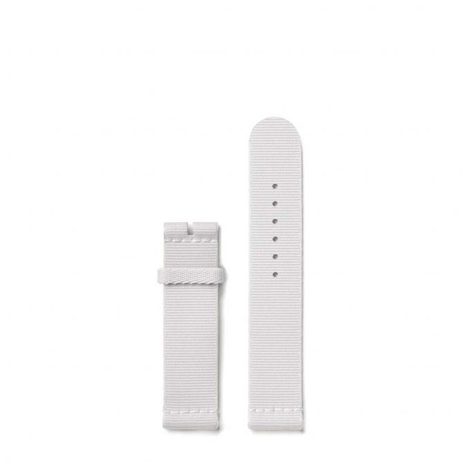 Nomos Textile Light Grey Woven 18mm Strap, Medium