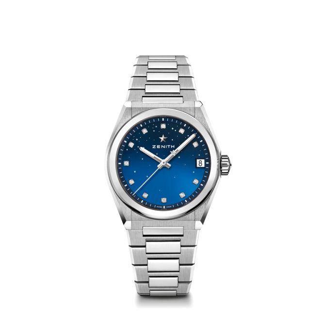 Zenith Defy Midnight Starlight 36mm Watch, Blue