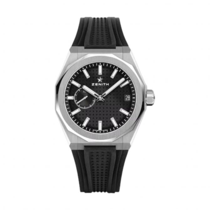 高品質 41mm Skyline Defy Zenith Men's Pattern Toned Black Watch, その他