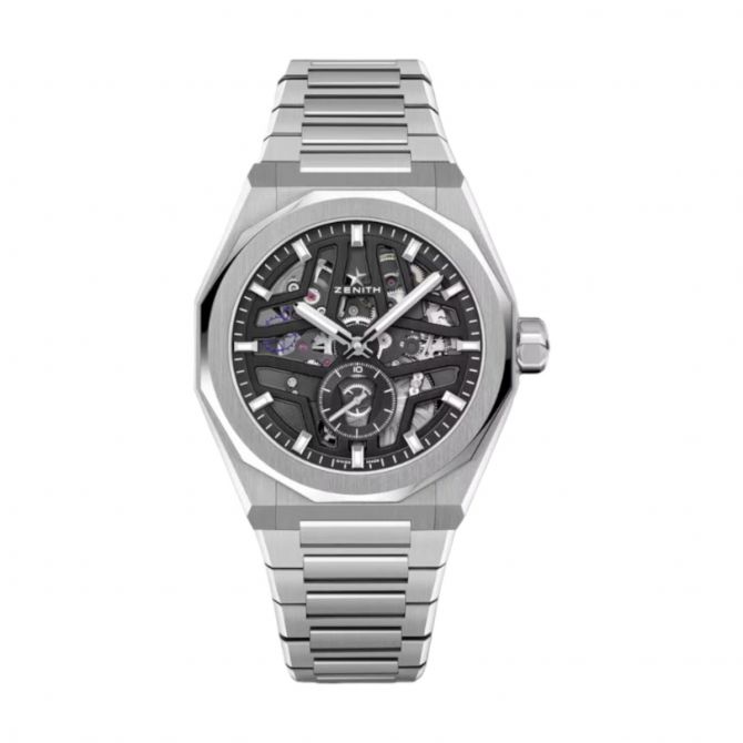 Zenith Defy Skyline 41mm Watch, Black Skeleton Dial
