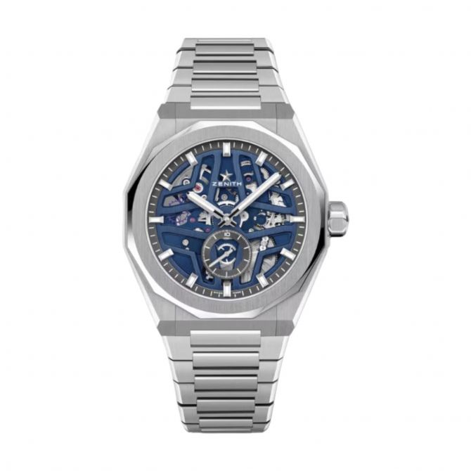 Zenith Defy Skyline 41mm Watch, Blue Skeleton Dial