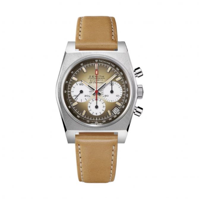 Zenith Chronomaster Revival El Primero A385 37mm Watch, Light Brown Dial