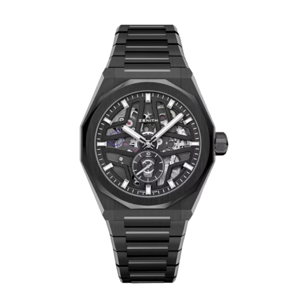 Zenith Defy Skyline 41mm Watch, Black Skeleton Dial