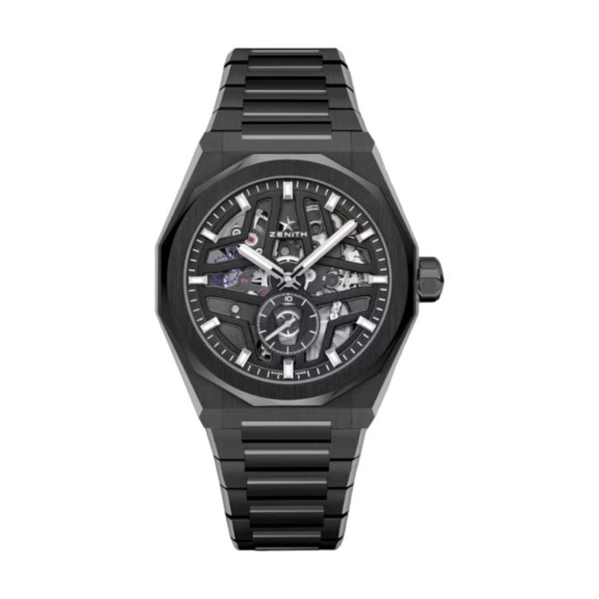Zenith Defy Skyline 41mm Watch, Black Skeleton Dial