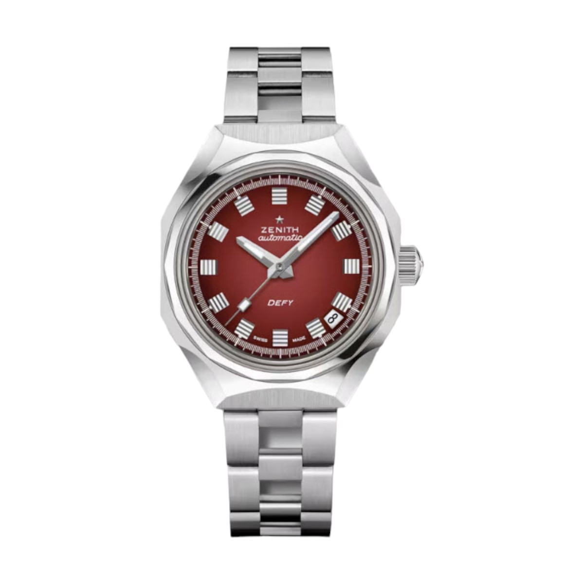 Zenith Defy Revival 37mm Men's Watch, Deep Red Dial