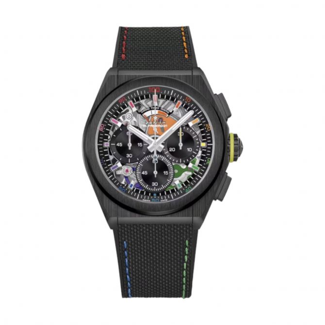Zenith Defy 21 Chroma ll Limited Edition 44mm Watch, Rainbow Dial