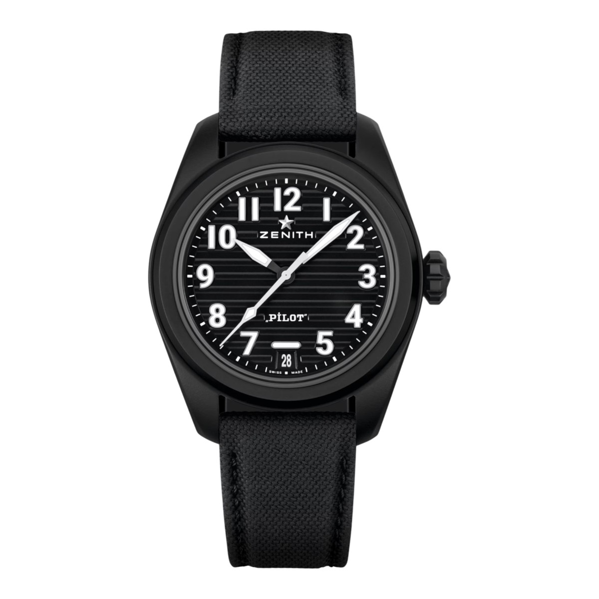 Zenith Pilot Automatic 40mm Watch, Black Dial