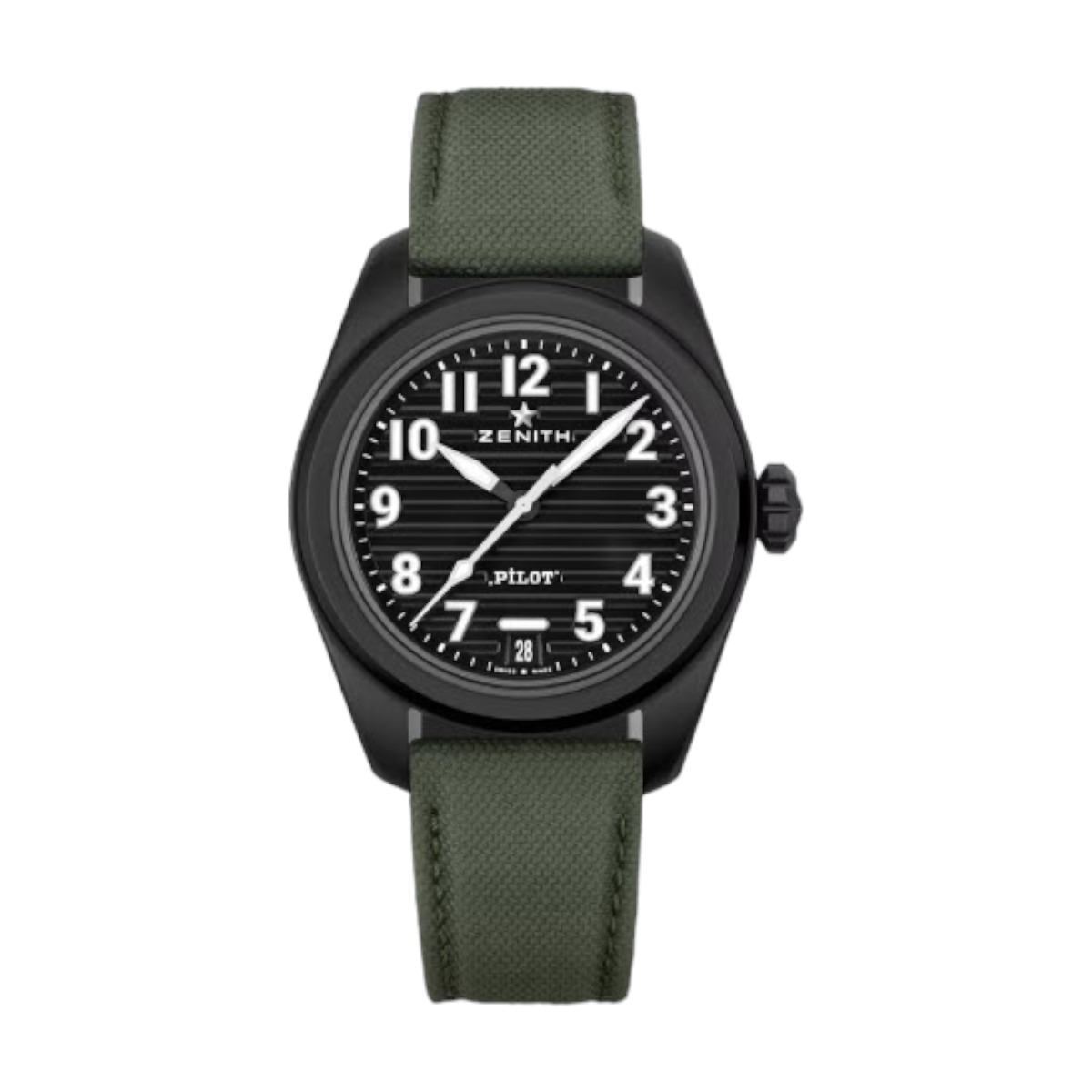 Zenith Pilot Automatic 40mm Watch, Black Dial