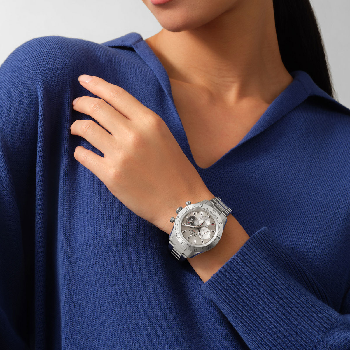 Zenith Chronomaster Sport 41mm Watch, Grey Tricolor Dial