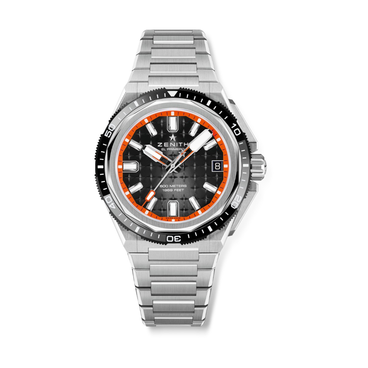 Zenith Defy Extreme Diver 42.5mm Watch, Black Star Pattern Dial