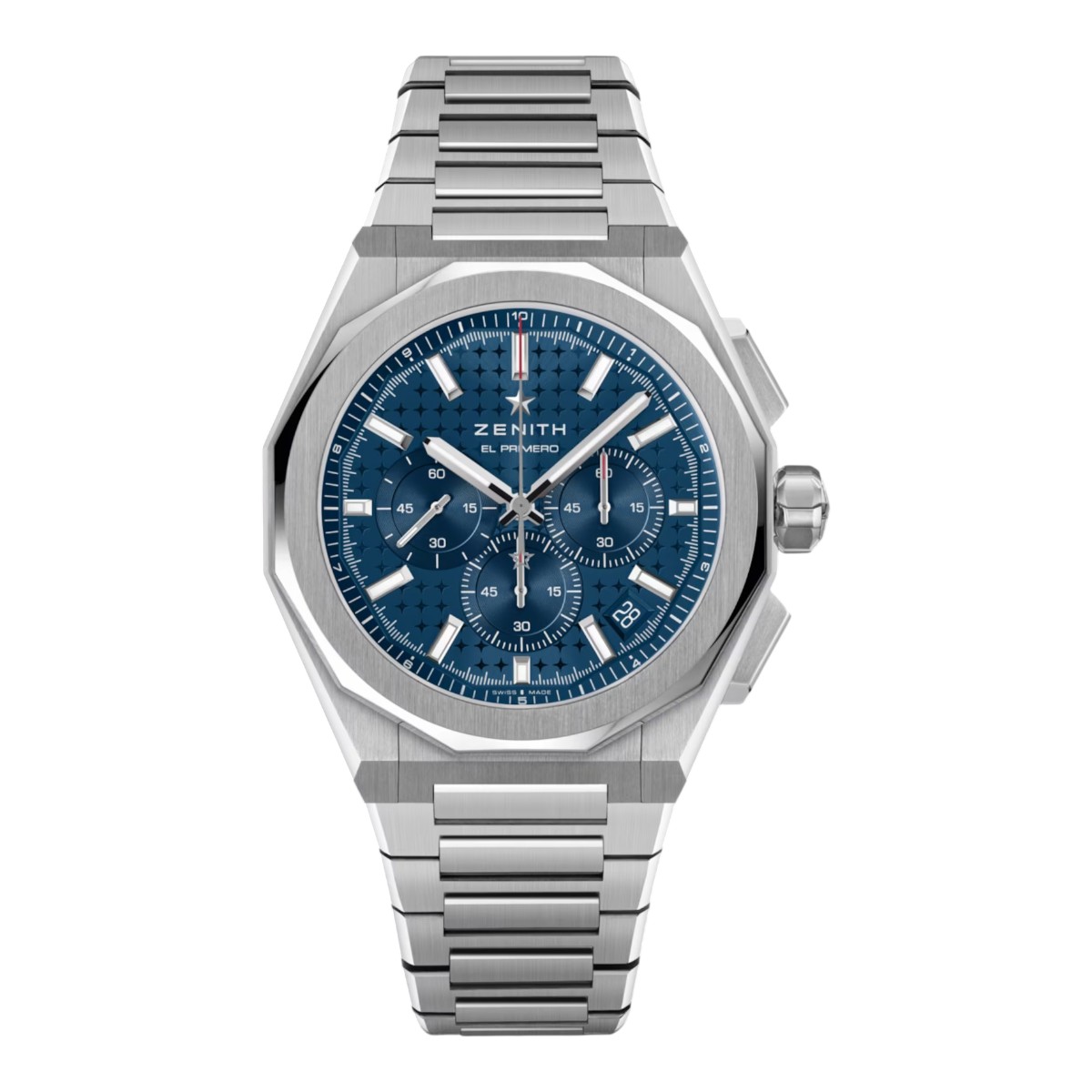 Zenith Defy Skyline Chronograph 42mm Watch, Blue Pattern Dial