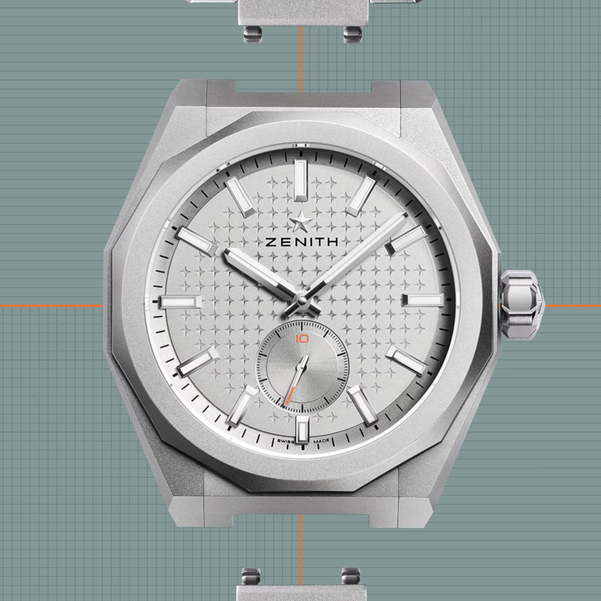 Zenith Defy Skyline C.X 41mm Men's Watch, Grey Dial