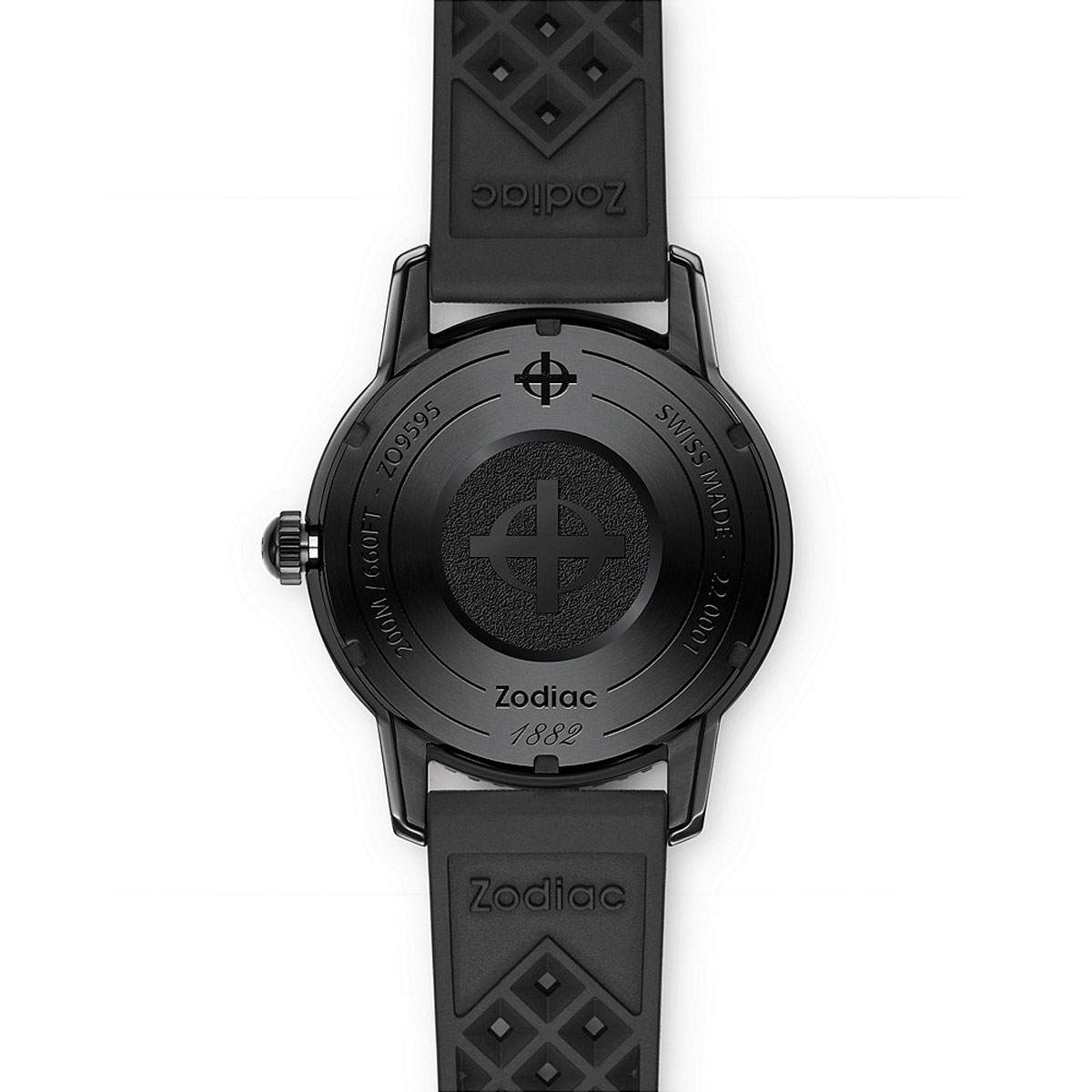 Zodiac Super Sea Wolf Ceramic Compression Diver Automatic 41 mm Watch, Blue Dial