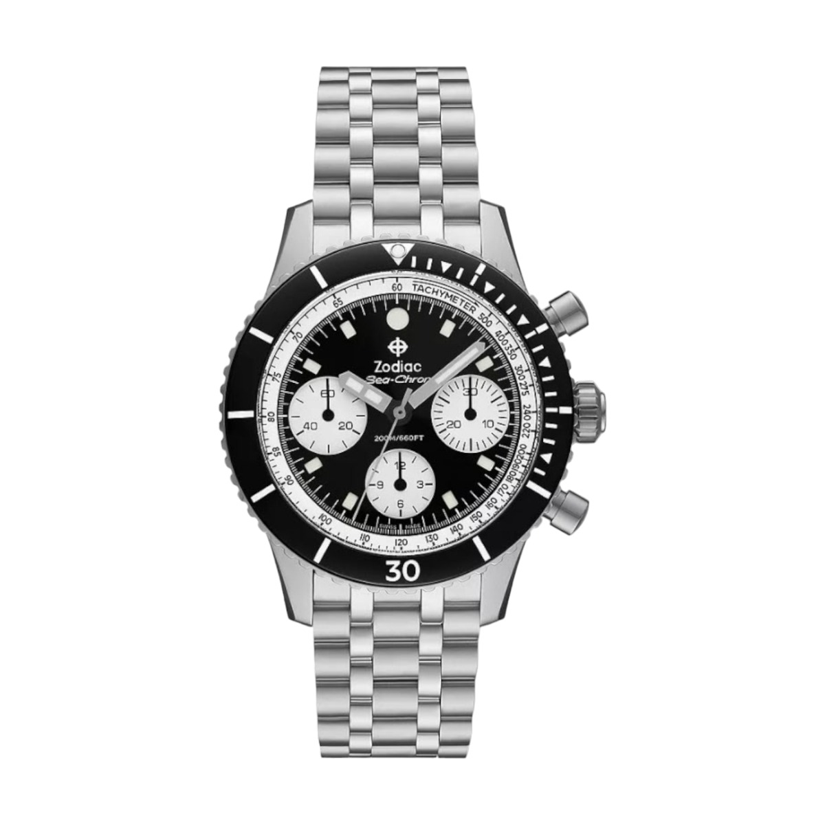 Zodiac Sea-Chron Automatic Stainless Steel 40 mm Watch