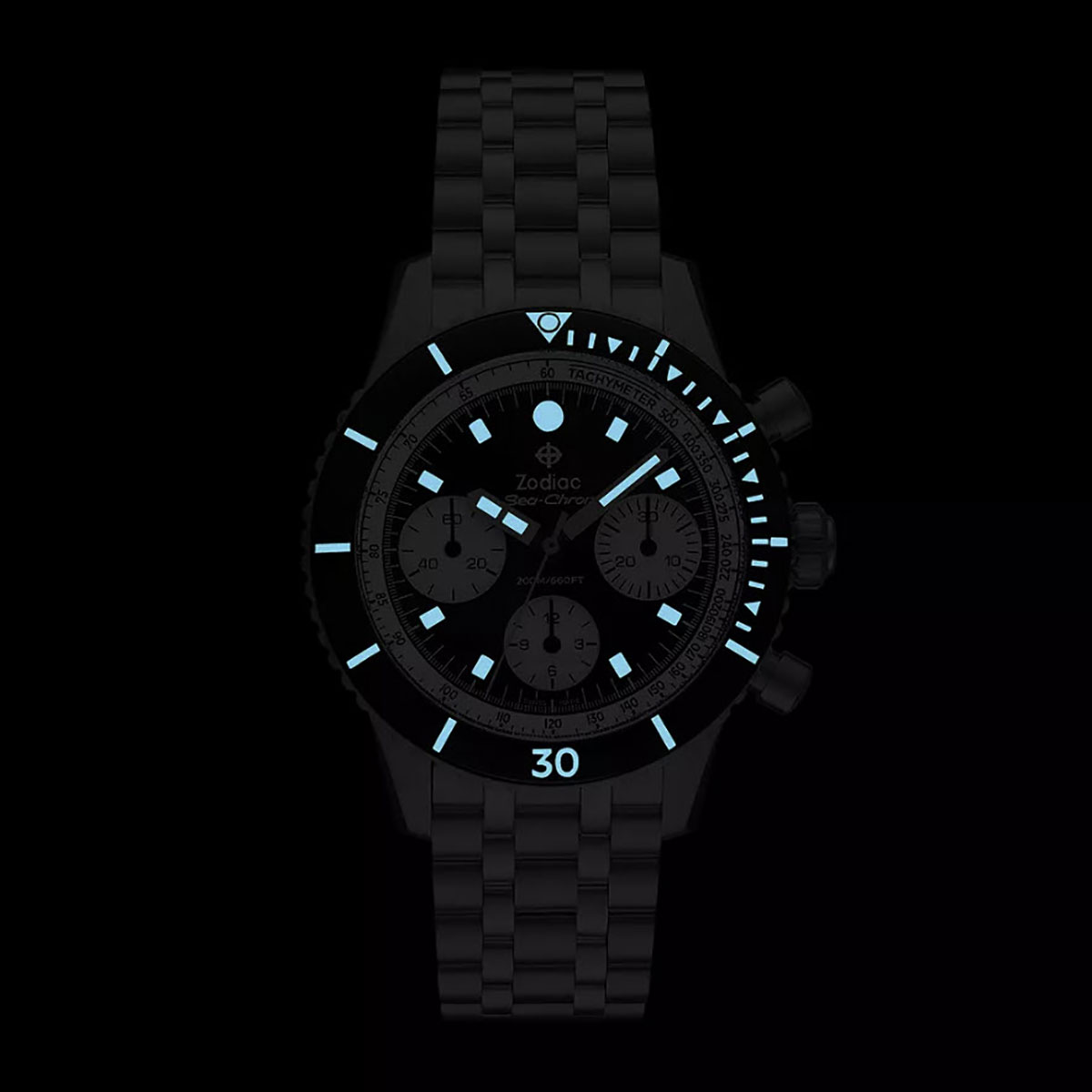 Zodiac Sea-Chron Automatic Stainless Steel 40 mm Watch