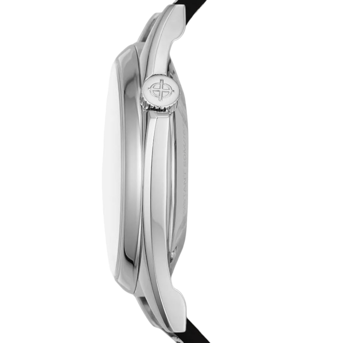 Zodiac Olympos Automatic Leather 37 mm Watch, Green Dial